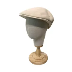 【中古】　KANGOL　ハンチング　帽子　ウール　無地　ワンポイント　ブランドロゴ　刺しゅう　Wool504　古着　/1920