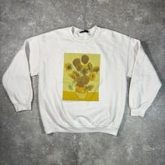 90's イギリス製 ゴッホ ひまわり スウェット - メルカリ