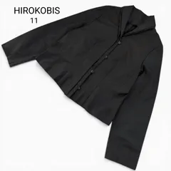 HIROKOBIS ヒロコビス レディース ナイロンジャケット 薄生地 ブラック シンプル  11号のサムネイル