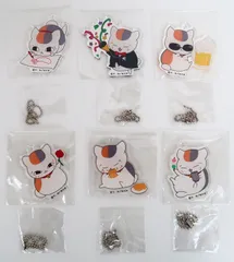 全6種セット 夏目友人帳 ニャンコ先生 アクリルキーホルダー