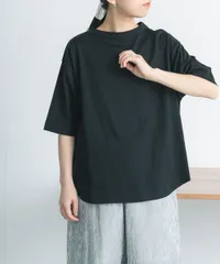 FORK&SPOON　ボトルネック5分袖Tシャツのサムネイル