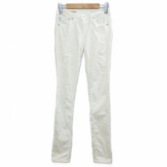 theory セオリー カーゴパンツ ジップ付きポケット 裾ゴム 光沢 M相当