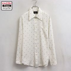 70-80s J.C.Penny レギュラーカラーシャツ ライトグリーン 韓国製 