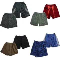 古着卸 まとめ売り スポーツブランドMIX ショートパンツ 8枚セット ( メンズ L ) プーマ アディダス アンダーアーマー 中古 古着 NE6415