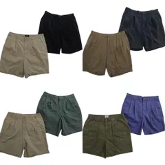 古着卸 まとめ売り ショートパンツ MIX 8枚セット ( メンズ 36 ) タック ベージュ カーキ  中古 古着 NE6470