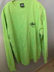 STUSSY ロンドン ライム 長袖 Tシャツ