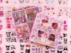 無重複100枚) サンリオ シールパック / シナモロール クロミ マイメロディ 韓国雑貨 文房具 シール