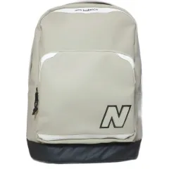 ニューバランス NEW BALANCE レガシーバックパック リュックサック ロゴ 鞄 A4収納 ベージュ ブラック /X