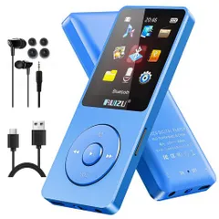 RUIZU64GBMP3プレーヤーBluetooth5.3、大容量メモリ、1.8インチ画面音楽プレーヤー、FMラジオ、録音機能、電子書籍、映画、写真のサムネイル
