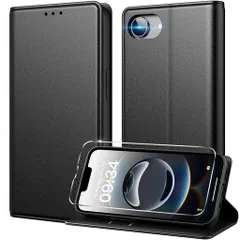 PeakallyiPhone17e/16eケース手帳型iPhone17e/16e用スマホケースガラスフィルム1枚とストラップ1本付き高級PUレザーケース[RFIDブロッキング]マグネットスタンド機能360度保護耐衝撃保護