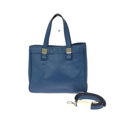 COACH オールドコーチ グラブタンレザー☆トートバッグ ネイビー
