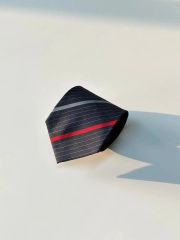 古着 ネクタイ 小物 ストライプ ネイビー 紺色 アクセサリー - メルカリ