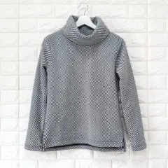 J.Crew ジェイクルー - S ヘリンボーン タートルネック (裏起毛 冬用 タートルネック jcrew)