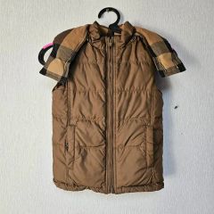 COACH フード付きダウンベスト☆可愛いチェック柄☆美品 - メルカリ