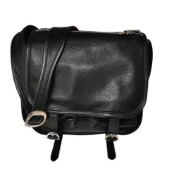 Chrome Hearts クロムハーツ SHOULDER BAG-TINY ガンスリンガー ストラップ レザー ショルダー バッグ インボイス原本有 F ブラック/シルバー ユニセックスのサムネイル