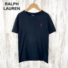 POLO RALPH LAUREN ポロラルフローレン ポニーロゴ刺繡 クルーネック Ｔシャツ ブラック メンズ 半袖 トップス