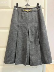 20475✨️ロロピアーナ カシミヤ100% ダブルベルト プリーツ巻き