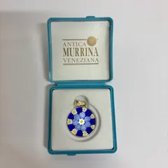 HM-49 ANTICA MURRINA VENEZIANA ムラーノガラス ペンダントトップ SV925 24KGP 箱､説明書付 花柄 イタリア製のサムネイル