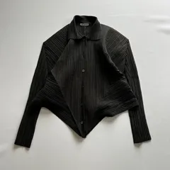 ISSEI MIYAKE PLEATS PLEASE イッセイミヤケ　立体プリーツ　ドルマンスリーブ　モスグリーン　長袖シャツのサムネイル