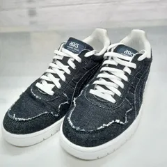 MAD022　COMME des GARCONS HOMME DEUX × asics 24SS ジャパンS デニム ローカット スニーカー シューズのサムネイル