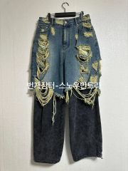 Lessix 24AW ダメージバギーデニム - メルカリ