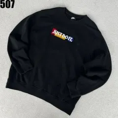 ナイキ JUST DO IT ブラック スウェット