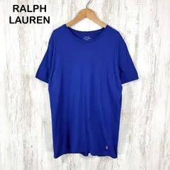 POLO RALPH LAUREN ポロラルフローレン ポニーロゴ刺繡 クルーネック Ｔシャツ ブルー メンズ 半袖 トップス