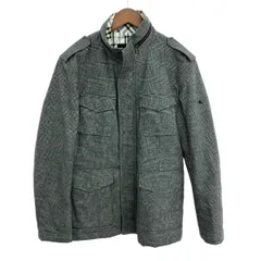 BURBERRY バーバリーブラックレーベル スタンドカラージャケット L グレンチェック/裏地ノバチェック    ブラック/ホワイト メンズ / 241019002241