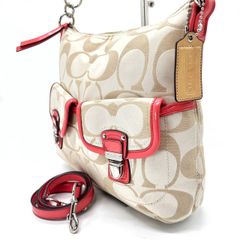 COACH ハンドバッグ ピンク K1169-18983 ショルダーストラップ - メルカリ