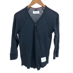 THOM BROWNE トムブラウン ヘンリーネックニット サイズ:0  A0123C40200   ネイビー メンズ / 241019002732のサムネイル