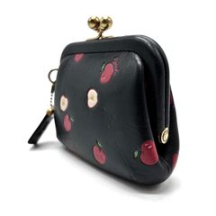 極美品 廃盤品 COACH フロッギー コインケース がま口 レザー チャーム