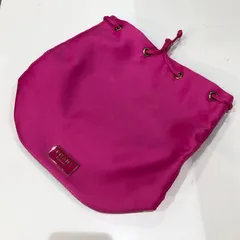 松前353　PRADA　プラダ　巾着バッグ　ピンク系　ポーチ　ミニバッグ　ノベルティ　ブランドバッグ　　松前R56号店
