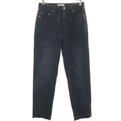 MACPHEE マカフィー 日本製 シガレット デニムパンツ W36 ブラック ジーンズ レディース 古着のサムネイル