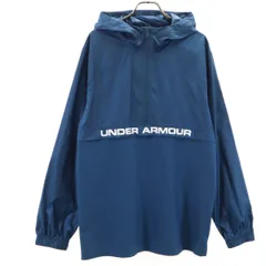UNDER ARMOUR アンダーアーマー ハーフジップ ジャケット XL ネイビー プルオーバー メンズ 古着