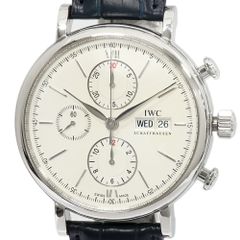 極美品　IWC ポートフィノクロノグラフ　白文字盤 極美品 IWC ポートフィノクロノグラフ 白文字盤 - メルカリ