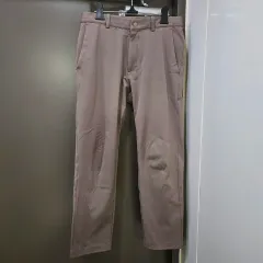 ユニクロ ウルトラストレッチ アンクル パンツ ベージュ s