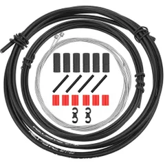 CTRICALVERバイクシフトディレイラーケーブルおよびハウジングキット-サイクリングMTBロードマウンテンバイク修理用のユニバーサのサムネイル