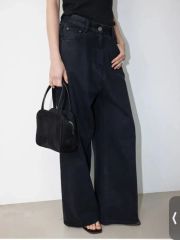 試着のみ chieko+ denim 38 デニム ワイドパンツ 試着のみ chieko+ denim 38 デニム ワイドパンツ - メルカリ