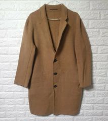 Acne Studios 黒 ファネルネック ウールコート - メルカリ
