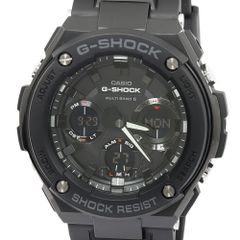 極美品 G-SHOCK GST-W130BD Gスチール 電波ソーラー ブラック - メルカリ