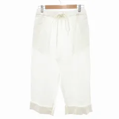 エムエムシックス メゾンマルジェラ MM6 Maison Margiela 22SS イージーワイドレッグパンツ リネン混 38 白 ホワイト 52KA0340 /JS ■GY19 レディースのサムネイル