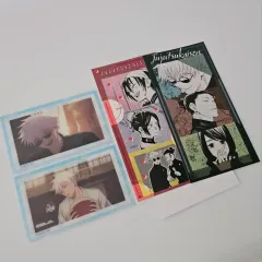 まとめ) 呪術廻戦 懐玉・玉折 メモリアル 五条 クリアカード JUMP SHOP 原画 ステッカー