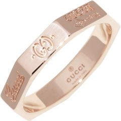 Gucci 18Kゴールド 八角形リング - メルカリ