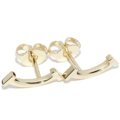 高島屋購入 ティファニーT スマイルピアス 18K ローズゴールド - メルカリ