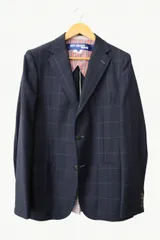 ジュンヤワタナベマン JUNYA WATANABE MAN テーラード ジャケット WK-J004 AD2012 M 紺 ネイビー ブランド古着ベクトル 中古 260506のサムネイル