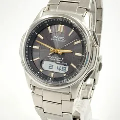 CASIO カシオ wave ceptor ウェーブセプター ソーラー電波時計 腕時計 WVA-M630D-1A2JF シルバー x ゴールド