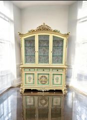 希少 美術品 彫り物 存在感あり イタリア サイドボード アンティーク