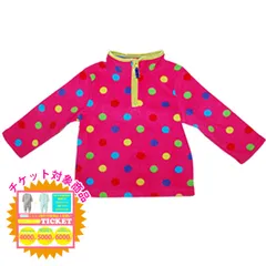 カーターズ carter's 女の子ピンクカラフルドット柄フリース防寒アウター 雪の結晶 出産祝い 秋冬お出かけアウターのサムネイル