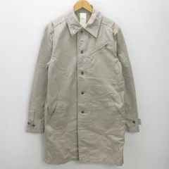 K■ジョンブル/JOHNBULL ダック地 ロングコート【L】ベージュ/MENS■121 【中古】のサムネイル