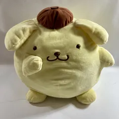 ★ サンリオ ポムポムプリン BIGぬいぐるみ ふんわり 癒やしアイテム  約46cm 現状品